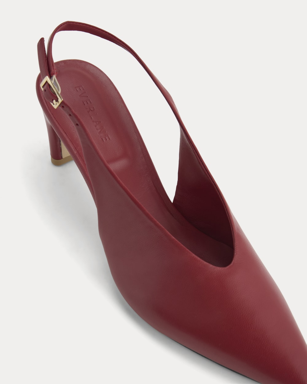 Pointed-Toe Slingback Heel | Rouge
