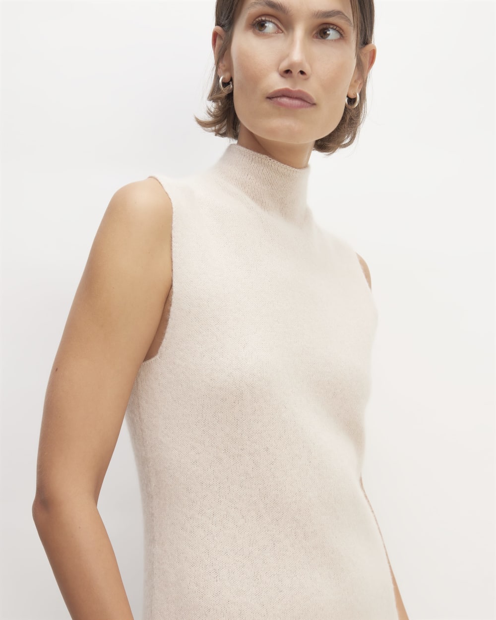 The Cozy-Stretch Sleeveless Midi Dress | Whisper Pink