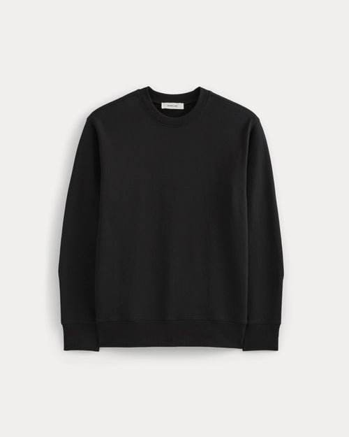 Lightweight Terry Sweatshirt | Black