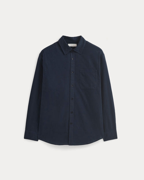 Lightweight Oversized Oxford | Navy