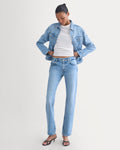 Everlane x Elena Bonvicini Highland Low-Rise Cigarette Jean | Crystal Cove Indigo