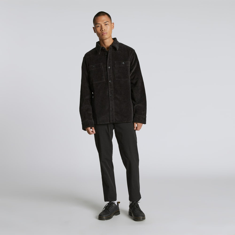The Corduroy Everyone Overshirt | Black