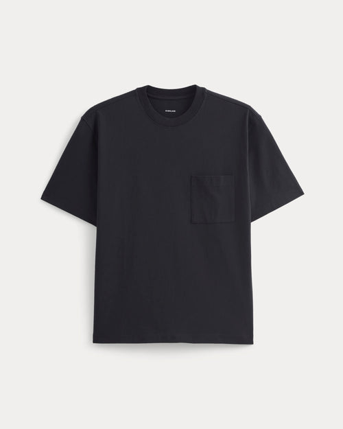 Oversized Midweight Tee | Black