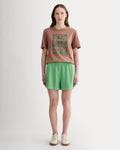 The Off-Duty Short | Green Garment Dye