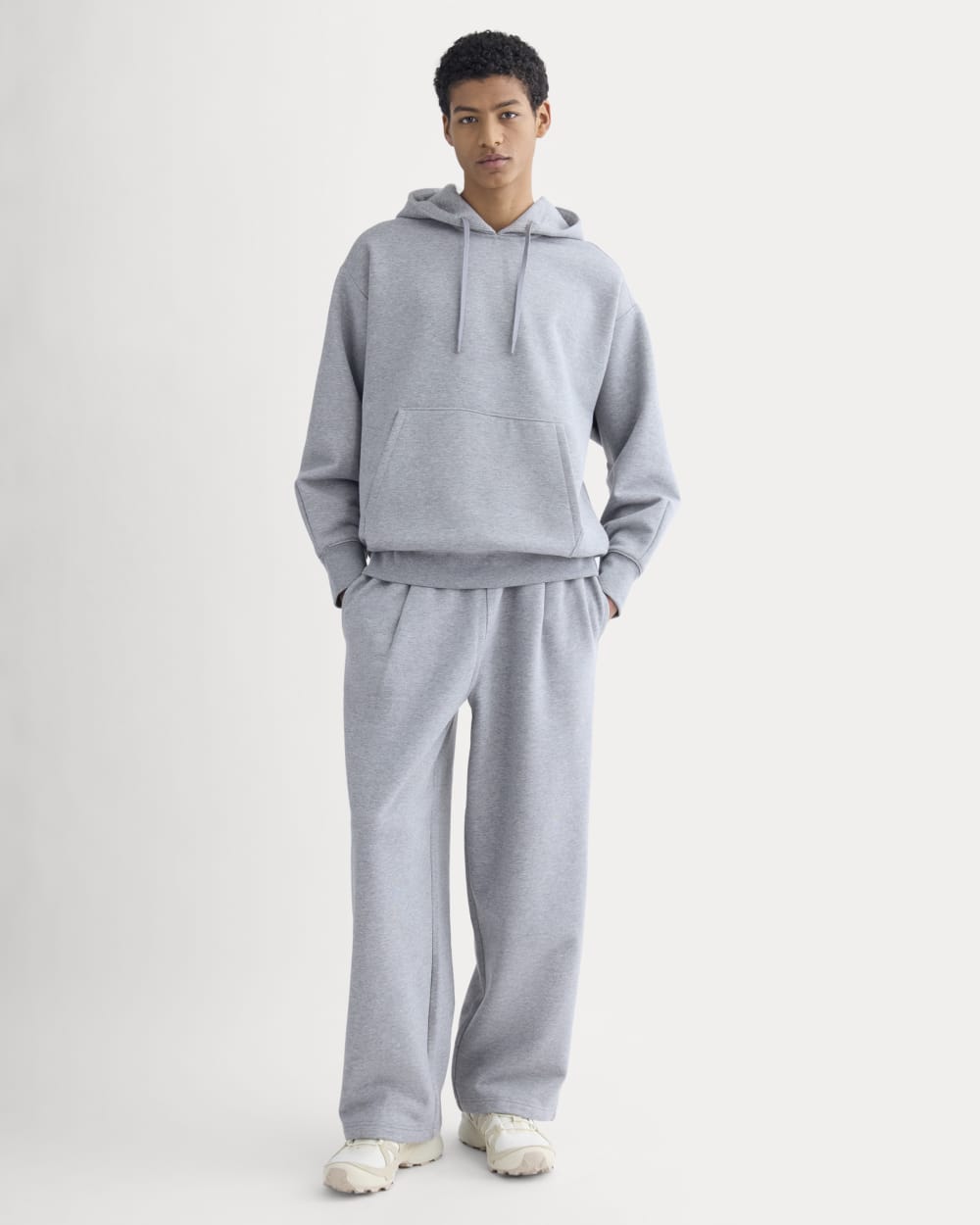 Luxe Fleece Hoodie | Vintage Heather Grey