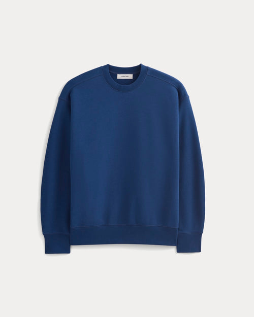Luxe Fleece Crew Pullover | Estate Blue