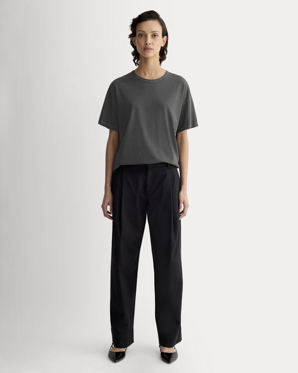 The Boyfriend Tee in Essential Cotton | Black