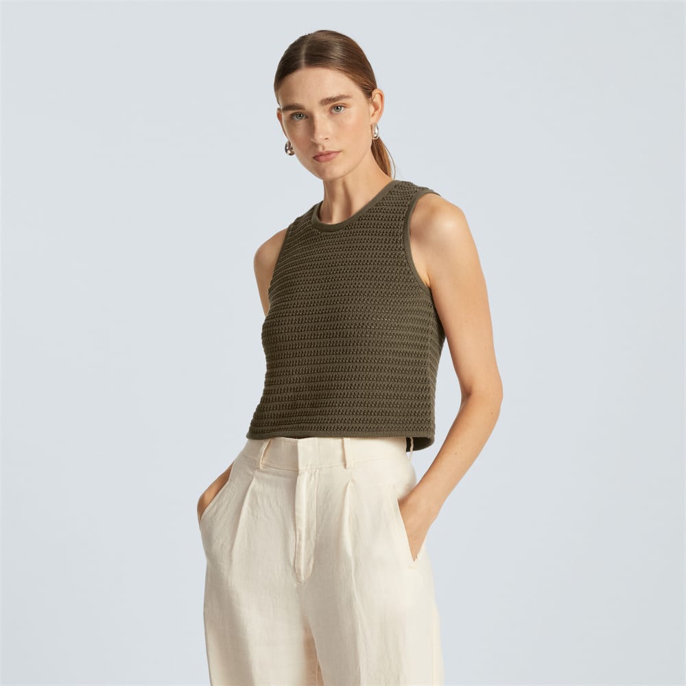 The Crochet Knit Cami | Beech