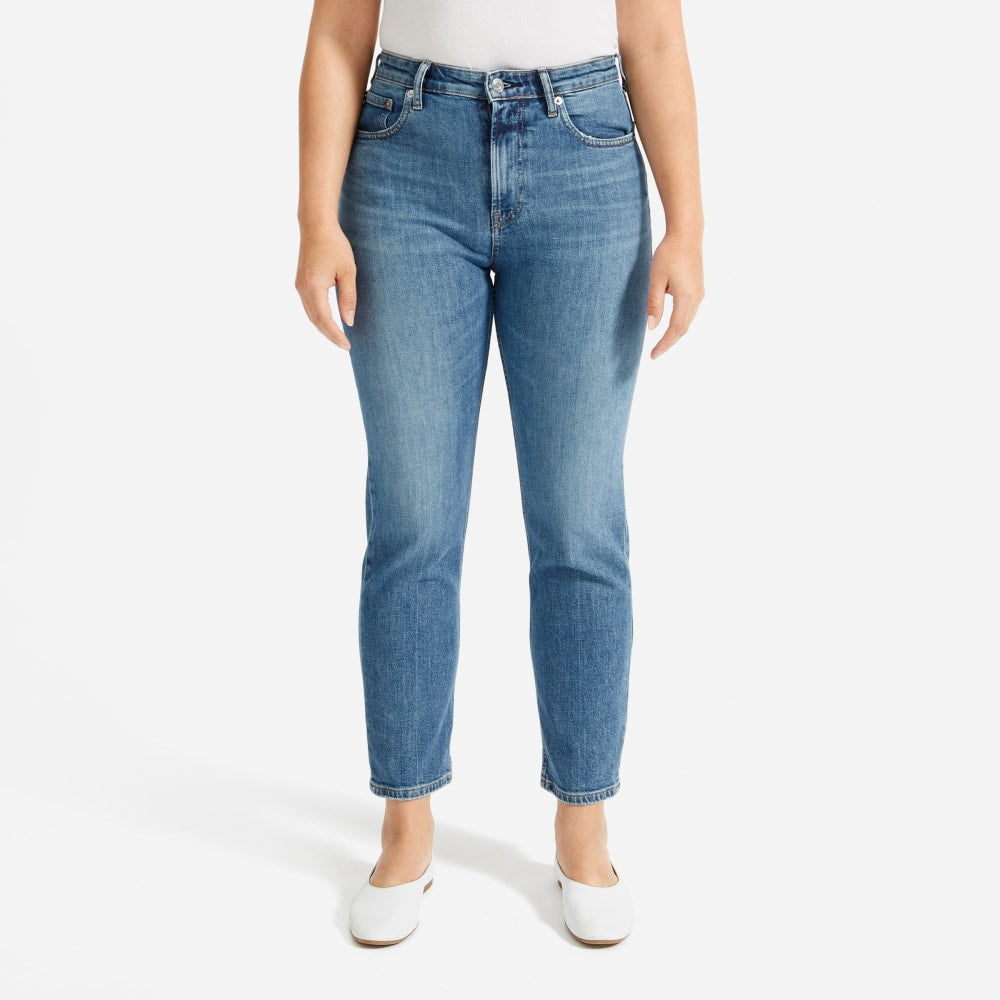 The Super-Straight Jean | Medium Blue Wash | Ankle