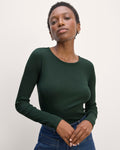 The Luxe Rib Long-Sleeve Crew | Scarab