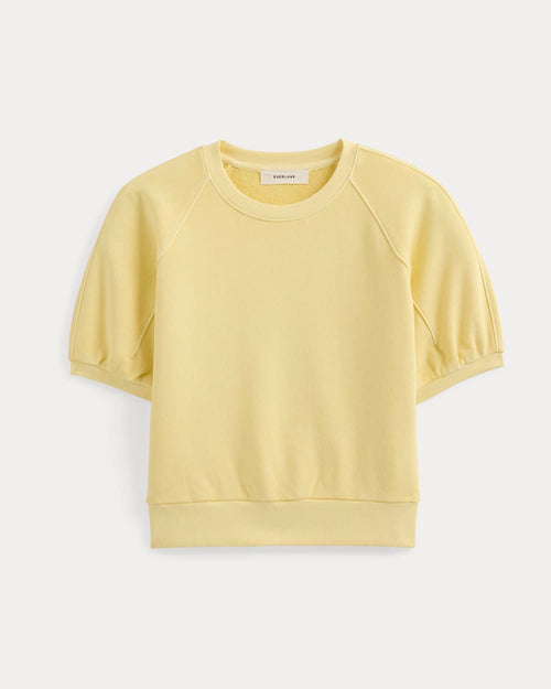 Lightweight Terry Blouson Short-Sleeve Crew | Passion Fruit