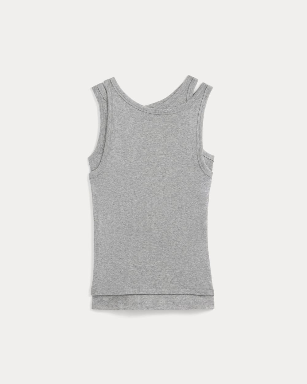 Tissue Layered Tank | Heathered Grey