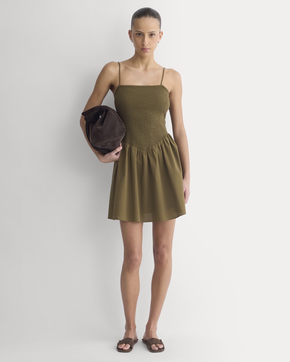 Gauze Smocked Mini Dress | Beech