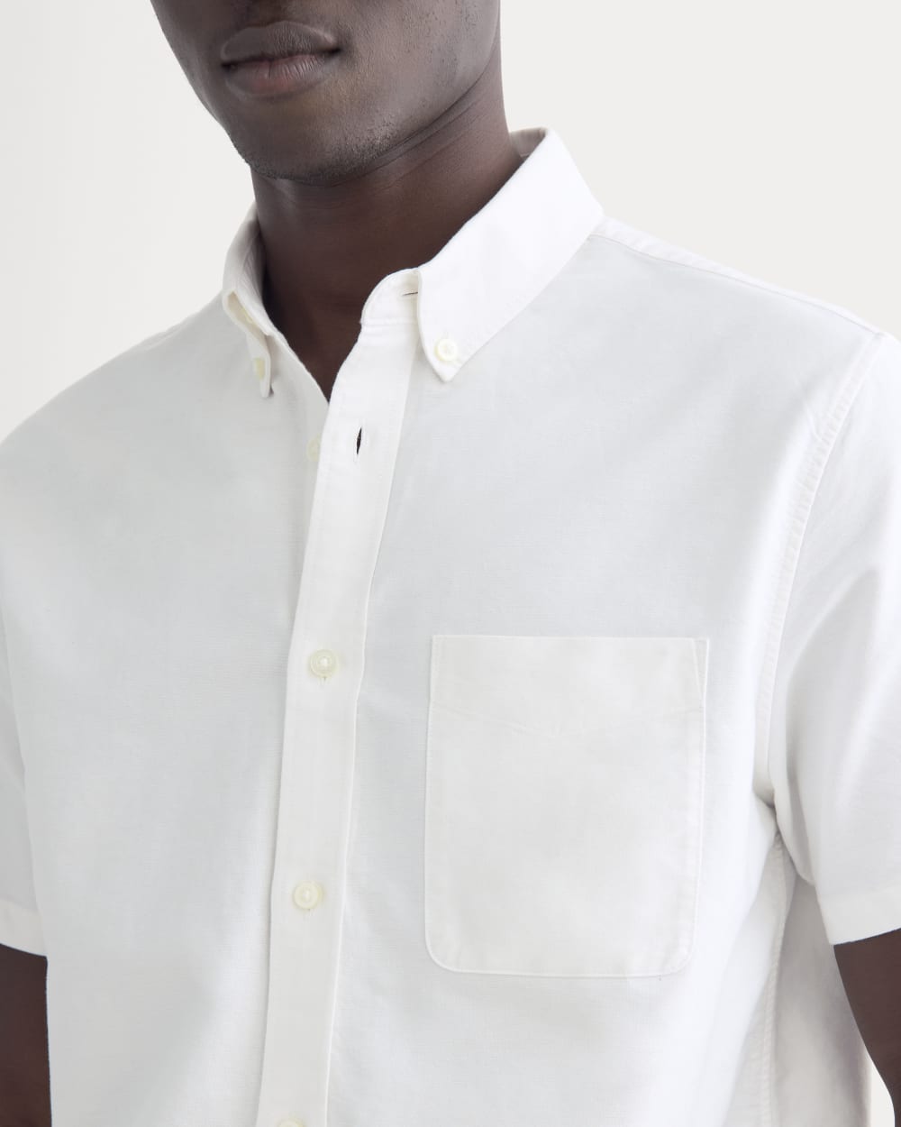 The Organic Short Sleeve Oxford Shirt | White