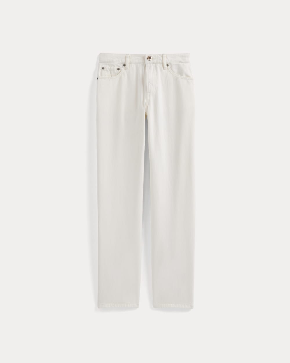 Low-Rise Straight Jean | Ecru