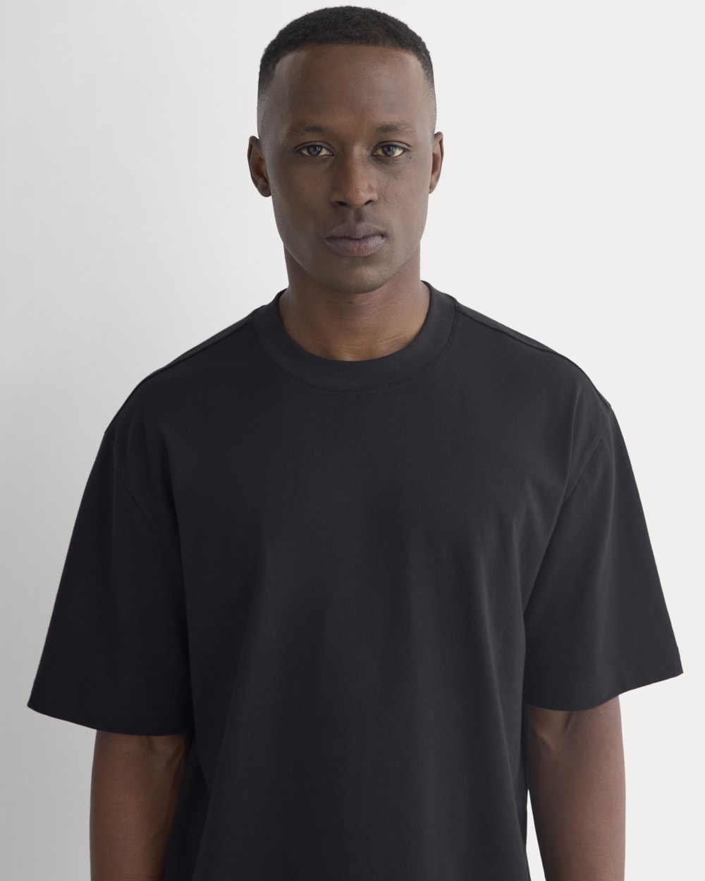 Archive Relaxed-Fit Cotton Crew | Black