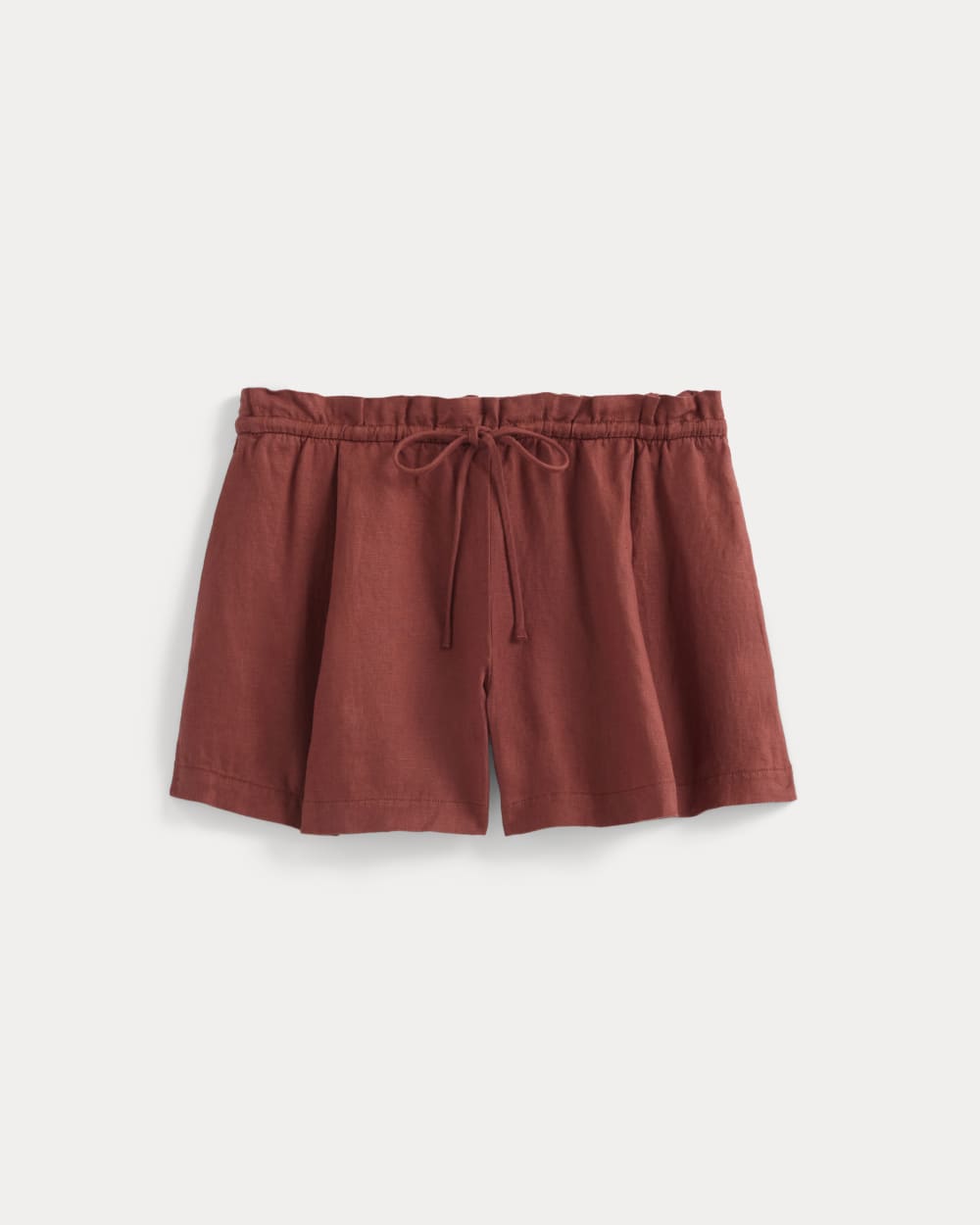 Flowy Short in Linen | Henna Red