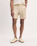 The 7" Linen Trouser Short | Cornstalk Chambray