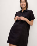The Linen Eyelet Shirtdress | Black Eyelet