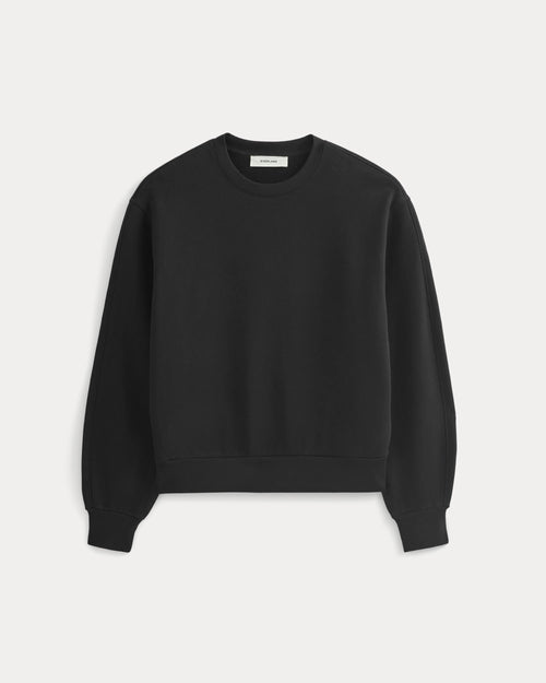 Lightweight Terry Blouson Crew | Black