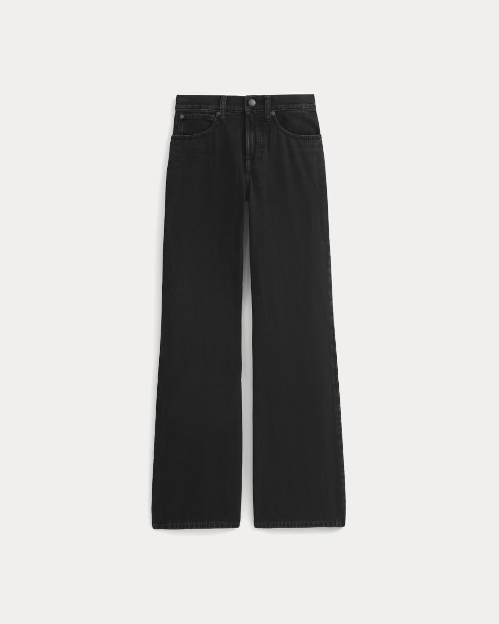Relaxed Mid-Rise Bootcut Jean | Black