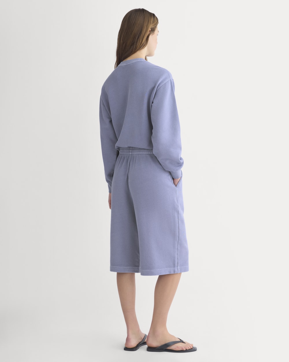 Lightweight Terry Long Shorts | Velvet Morning Garment Dye