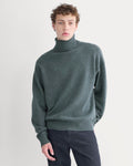 Luxe Merino Relaxed Turtleneck | Heather Midnight Navy