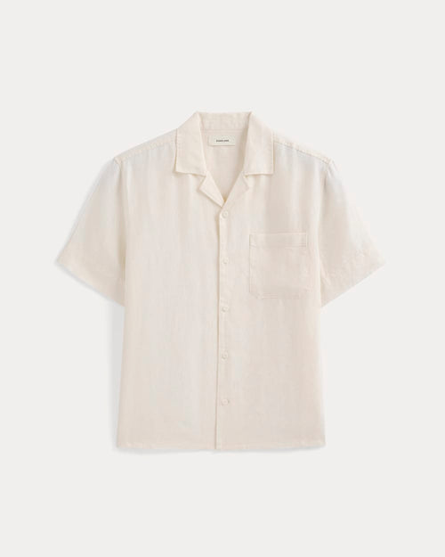 Linen Resort Shirt | Bone