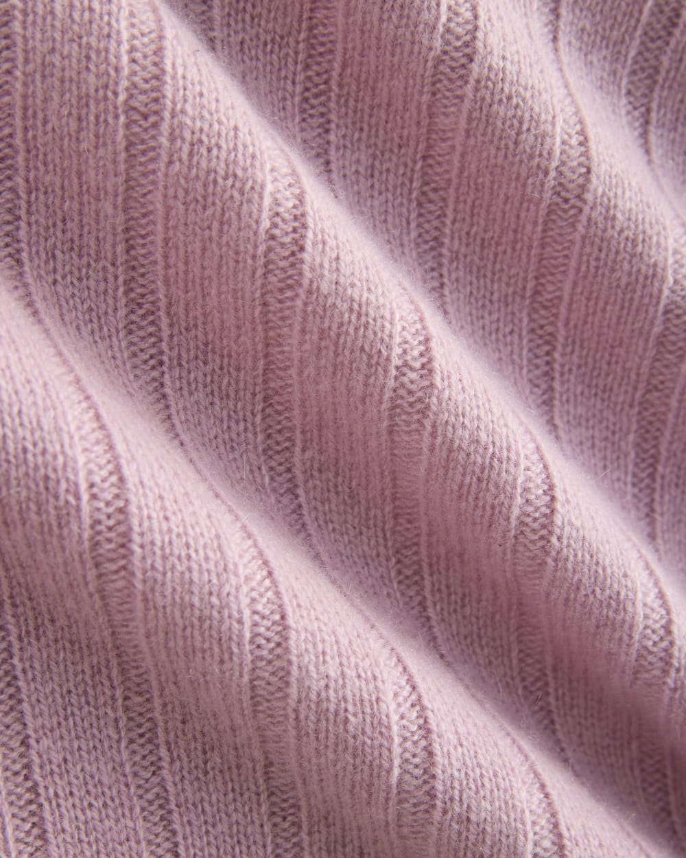 Mix Ribbed Crew in Cashmere | Lilac Crush