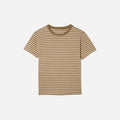 The Box-Cut Tee in Essential Cotton | Olive / Tan | No Pocket