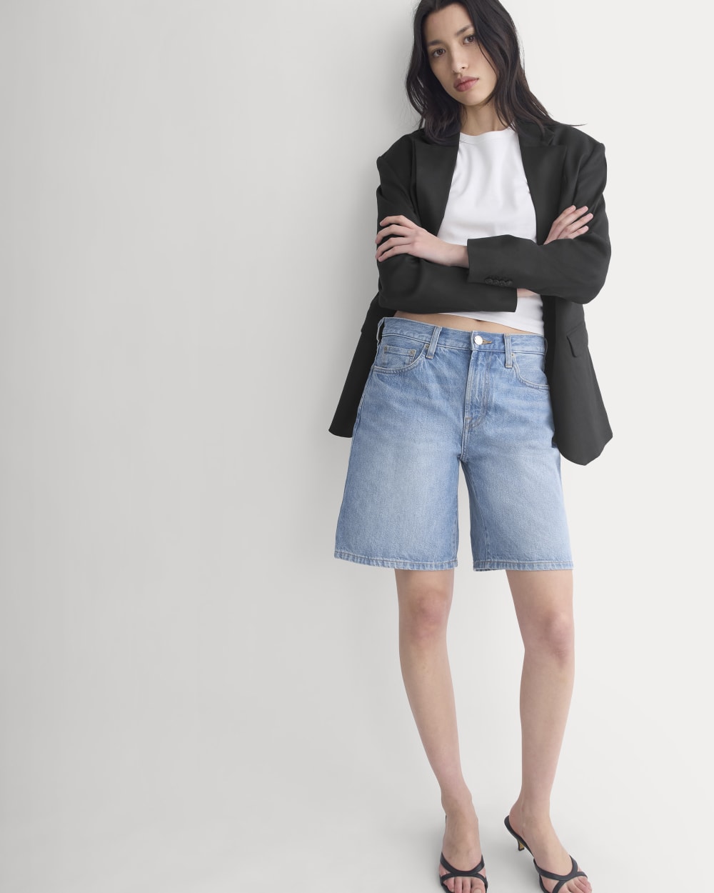 Loose Jean Short | Light Wash