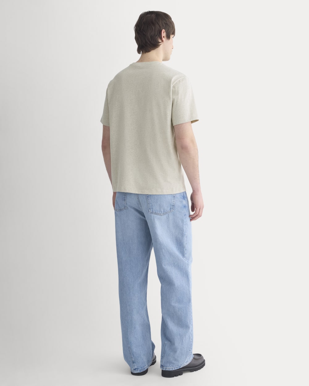 Archive Standard-Fit Cotton Crew | Heathered Oatmeal