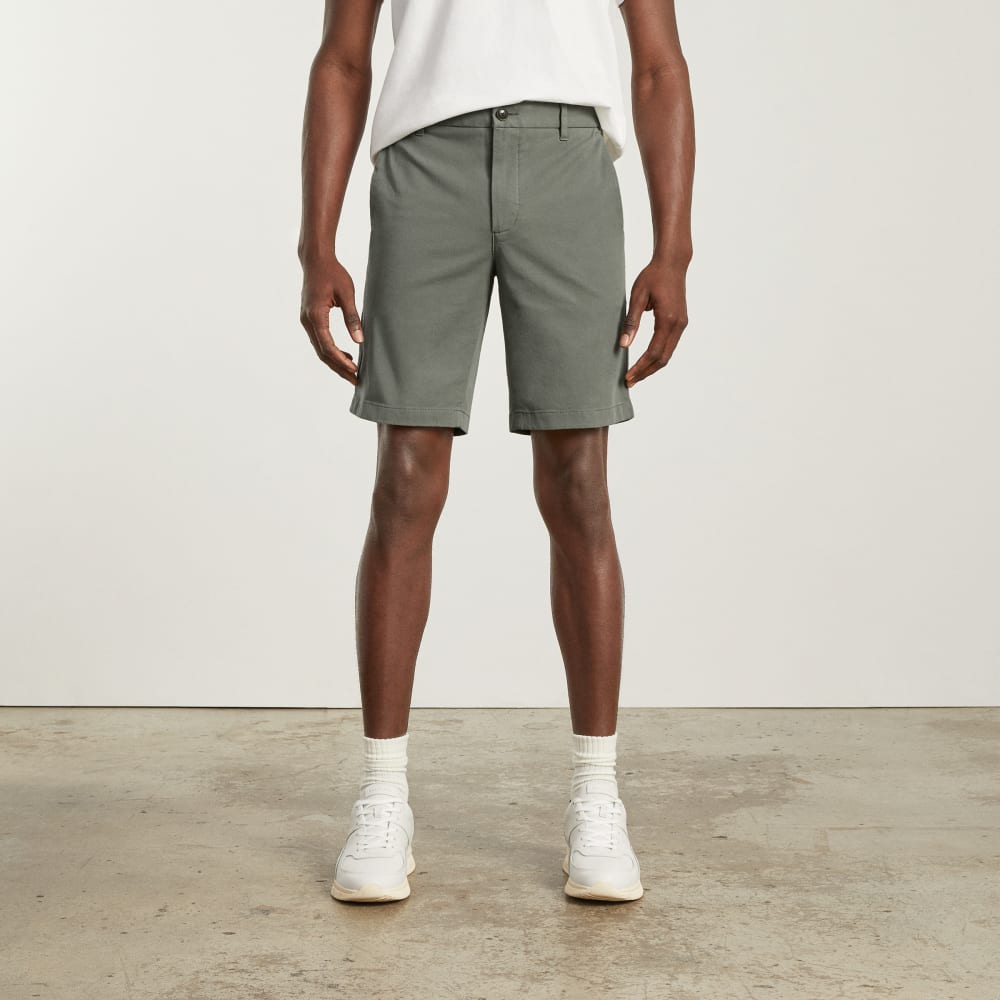 The 9" Slim-Fit Performance Chino Short | Pewter Green