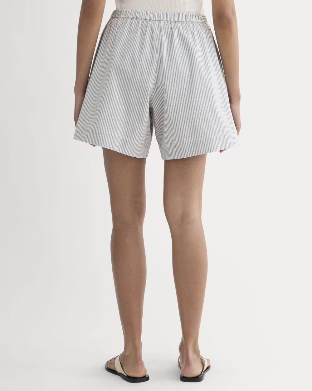 The Seersucker Pull-On Short | Dutch Blue / Natural