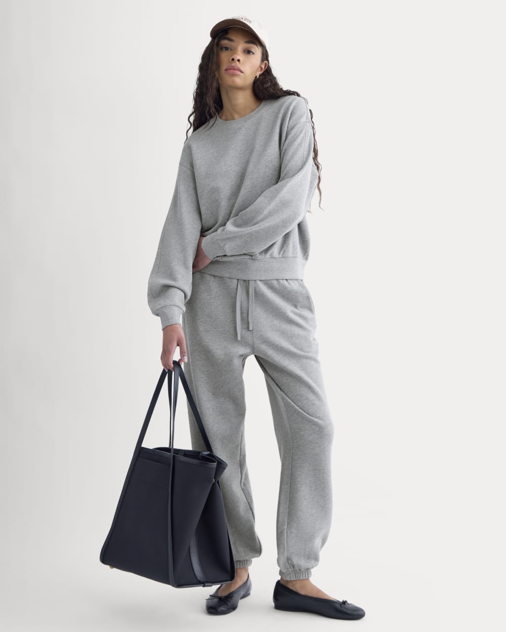 Lightweight Terry Blouson Crew | Vintage Heather Grey