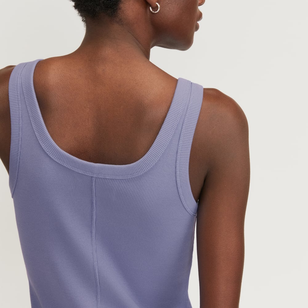 The '90s Rib Dress | Cornflower Blue