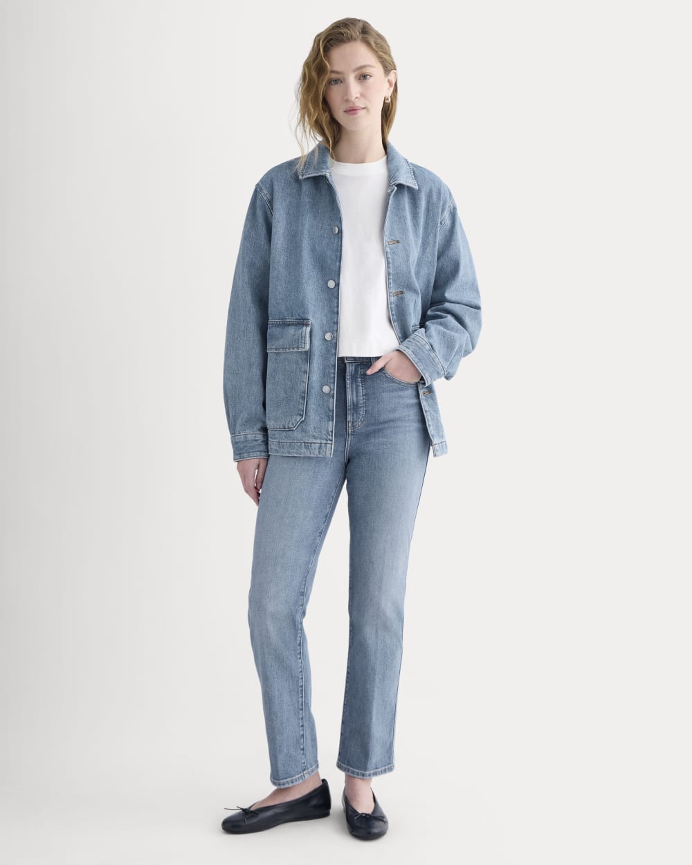 High-Rise Cigarette Jean | Medium Blue