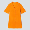 The Linen Workwear Dress | Turmeric