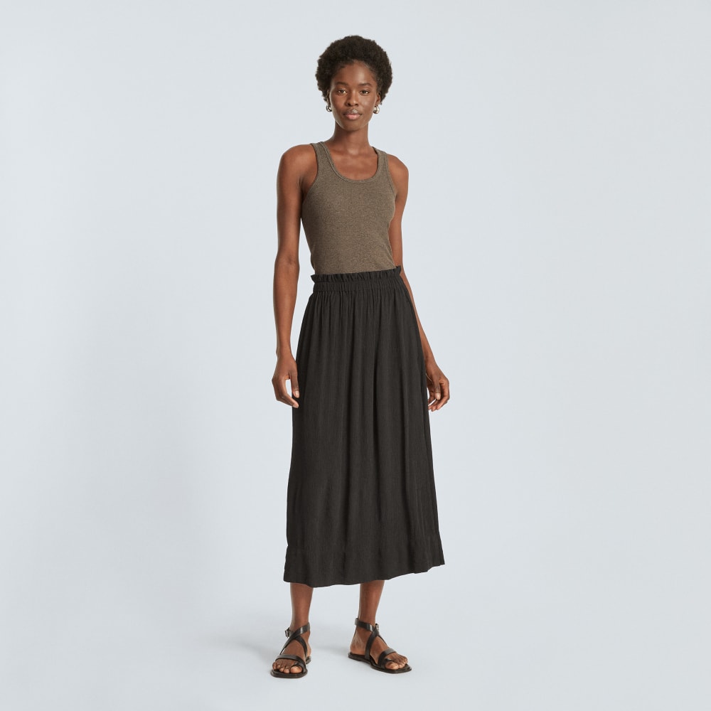 The Naia™ Ripple Skirt | Black
