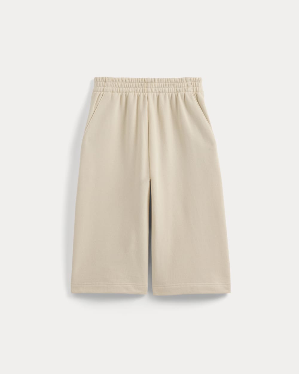 Lightweight Terry Long Shorts | Parchment