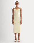 The Tank Midi Dress in Butterknit | Light Yellow