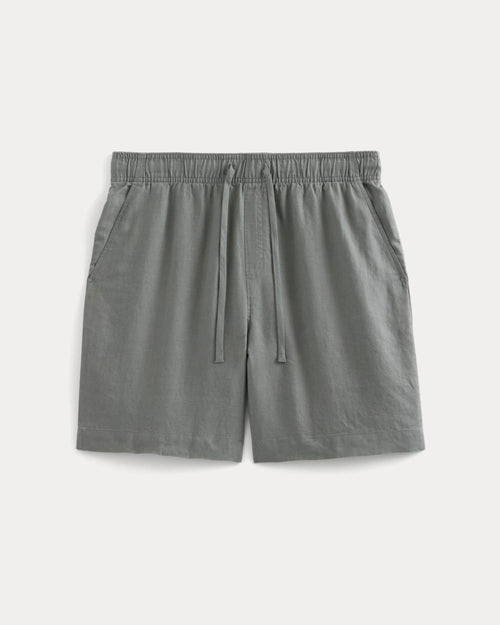 Linen Easy Short | Agave Green