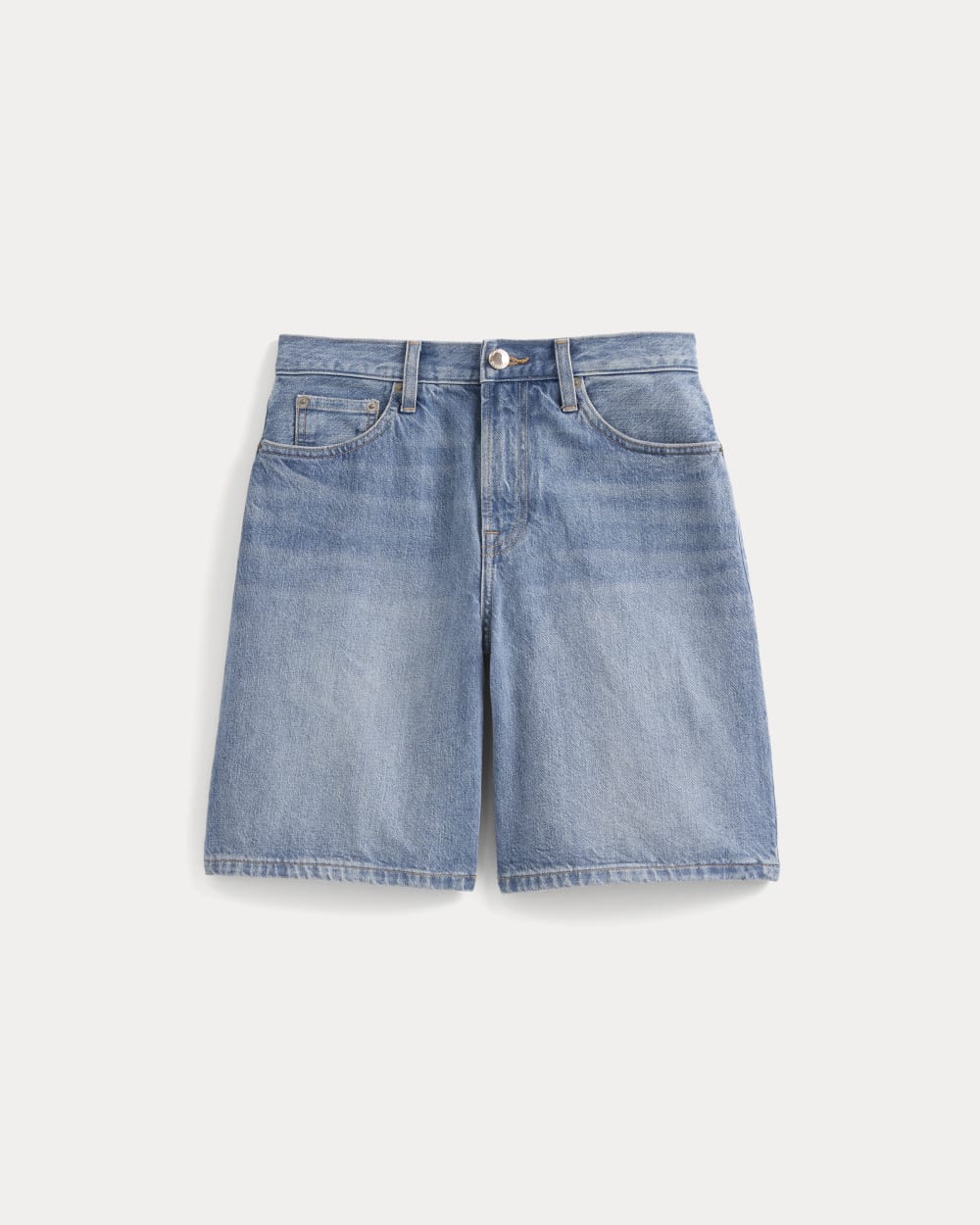 Loose Jean Short | Light Wash