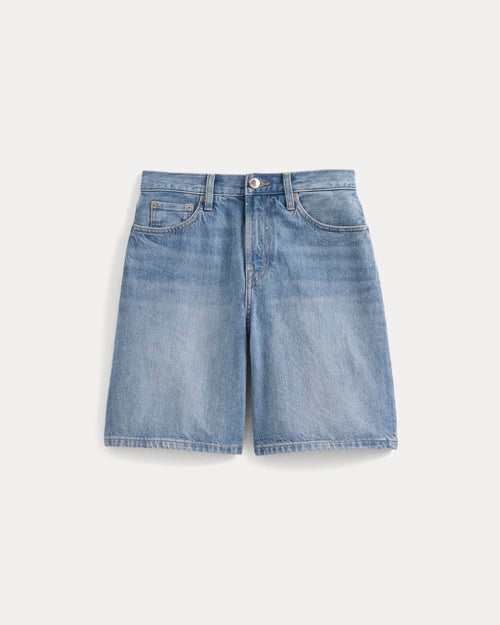 Loose Jean Short | Light Wash