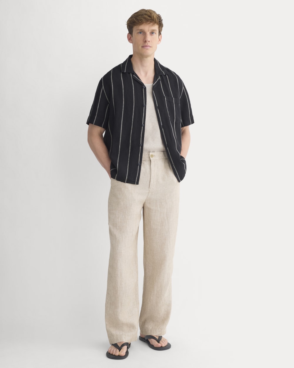 Linen Easy Pant 2.0 | Cornstalk Chambray