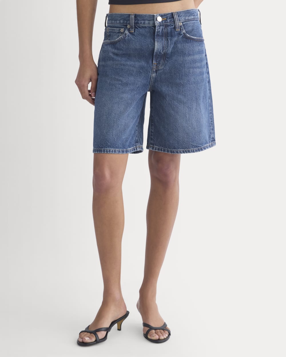 Loose Jean Short | Dark Wash