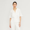 The Linen Workwear Shirt | White