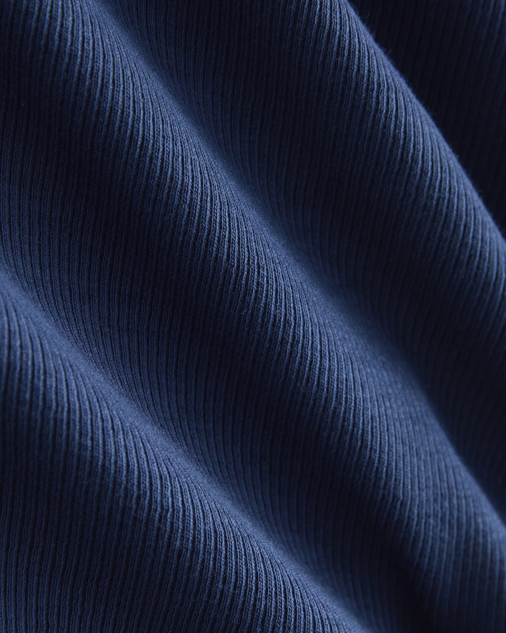 Luxe Rib Deep U-Neck Top | Estate Blue