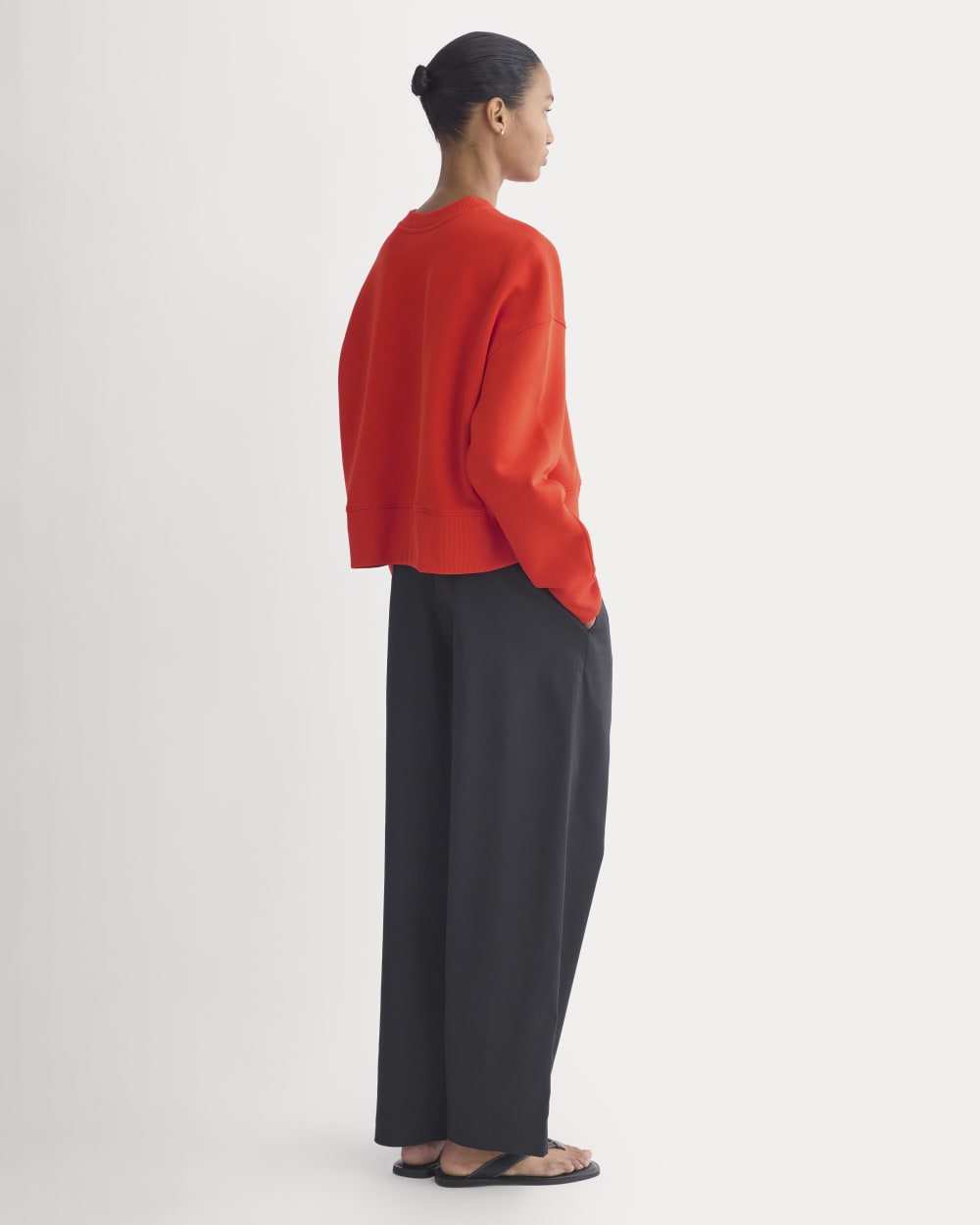 Luxe Fleece Sweatshirt | Fiery Red