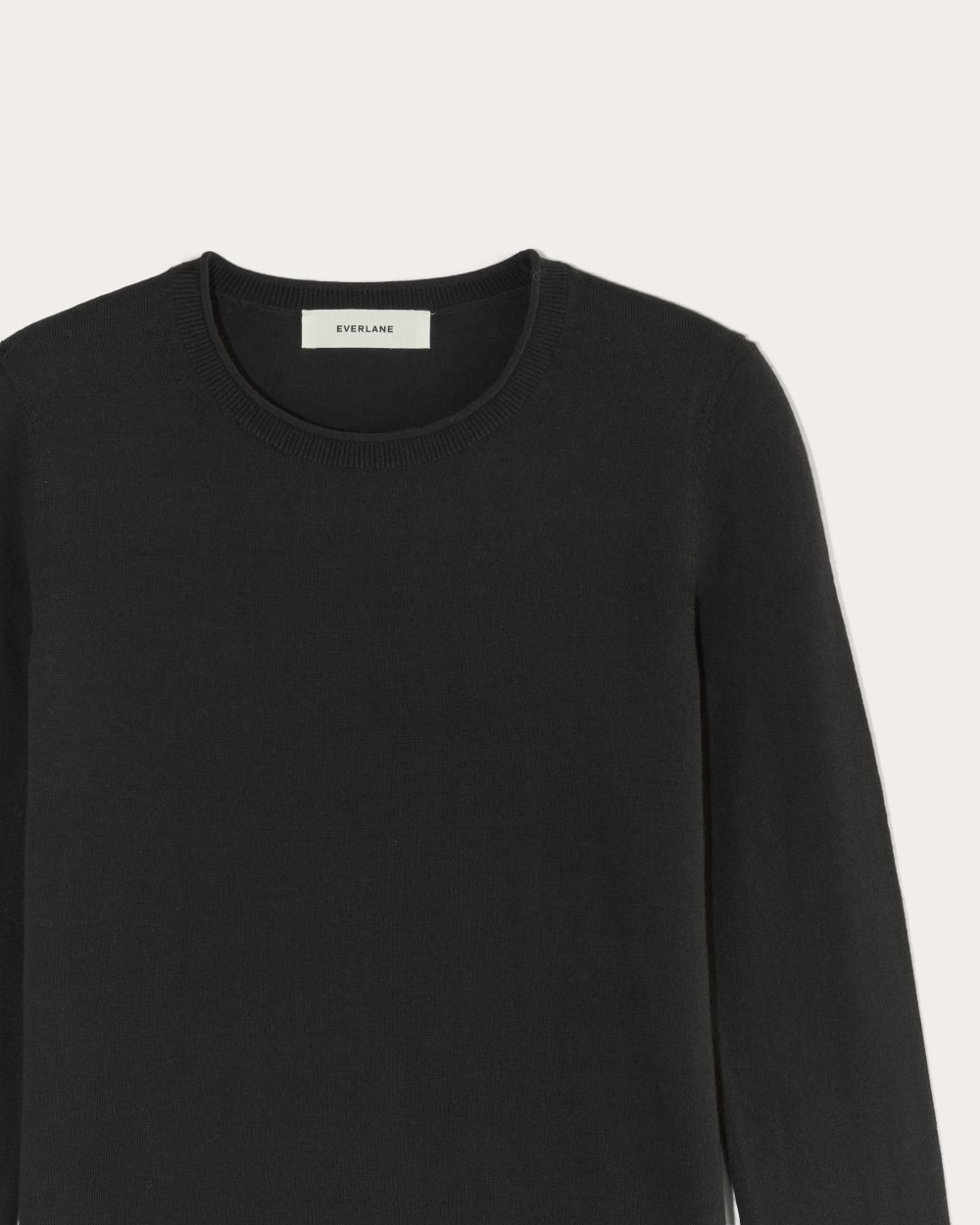 The Crew in Cotton Cashmere | Black